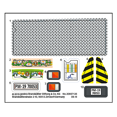 30807135_sparepart/Etikett 70053 "Quad mit Rettungsanhänger